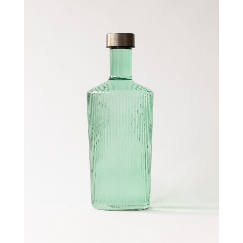 Blown glass bottle - Green