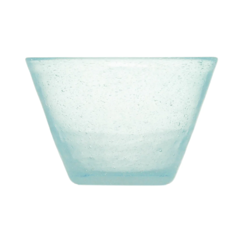 Glass dish - Sky blue, set of 4