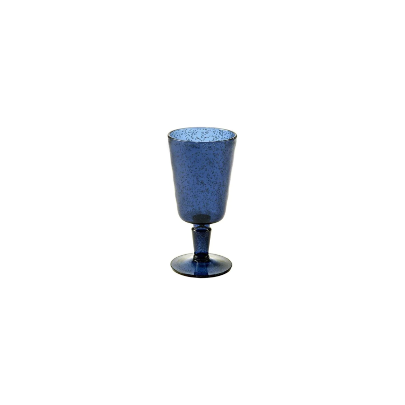 Synthetic glass stemware - Dark blue, set of 6