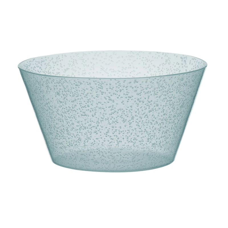 Synthetic glass salad bowl - Sky blue, set of 6
