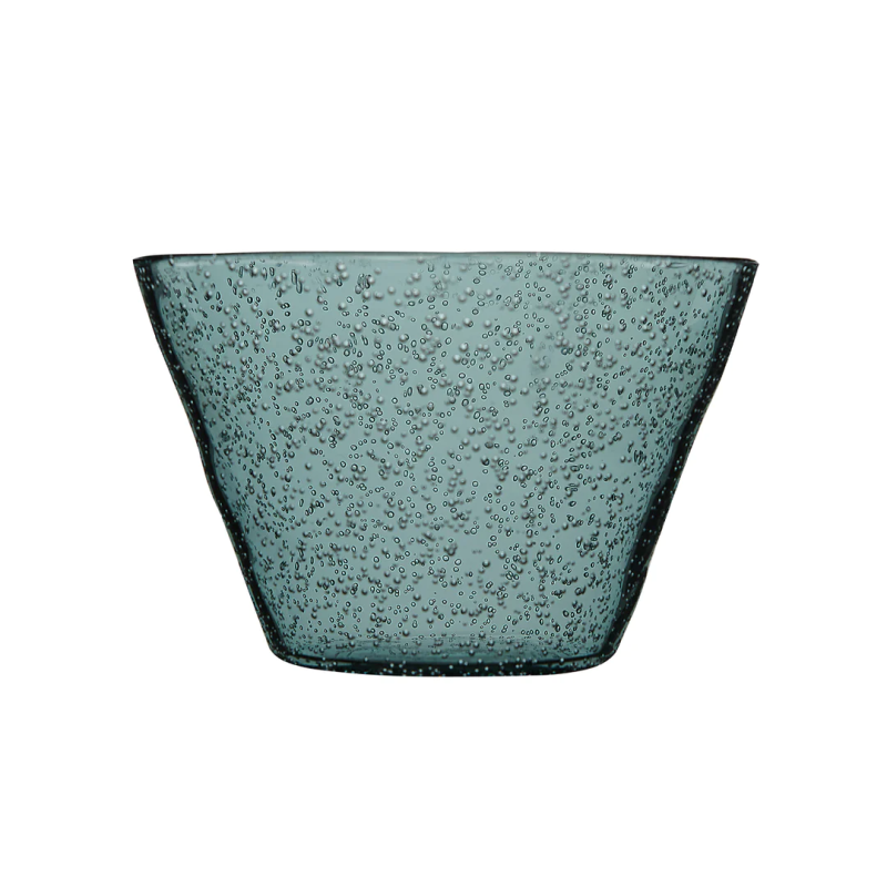 Synthetic glass dish - Celadon, set of 6
