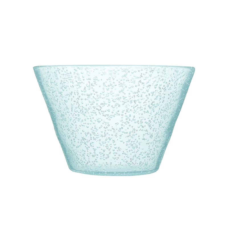 Synthetic glass dish - Sky blue, set of 6