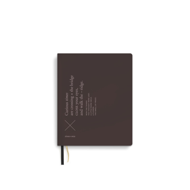 Velvet notebook - Bordeaux