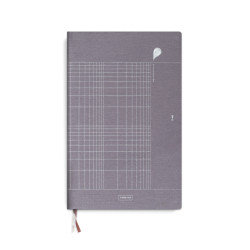 Linen notebook - Mauve...