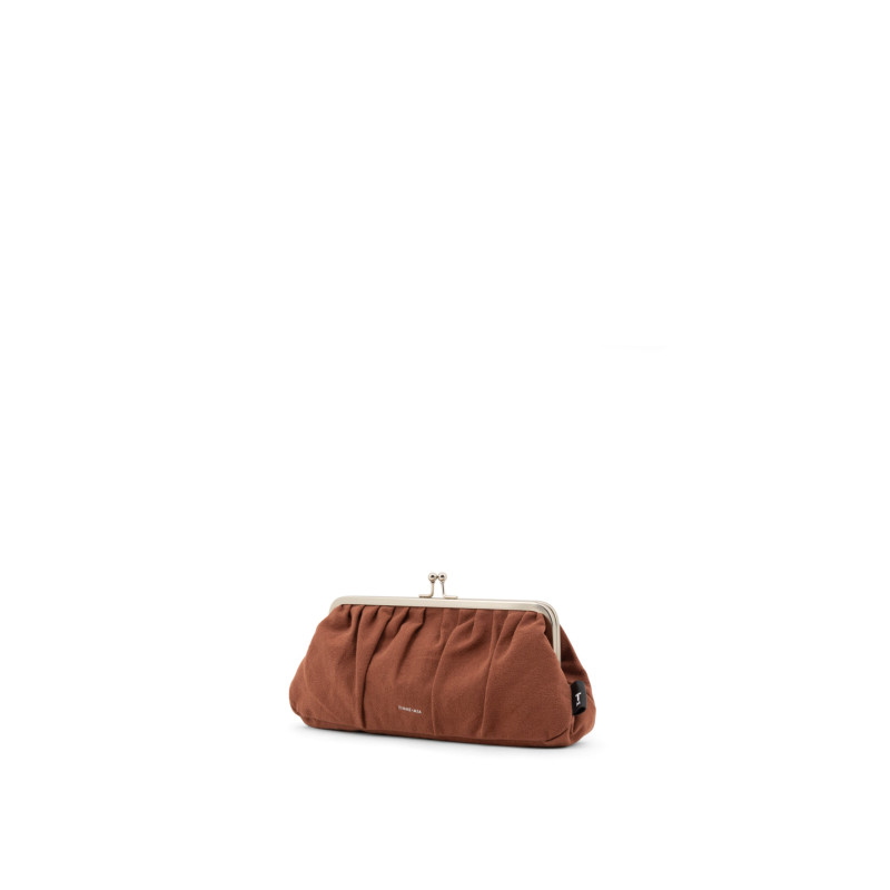 Large clutch bag - Brown