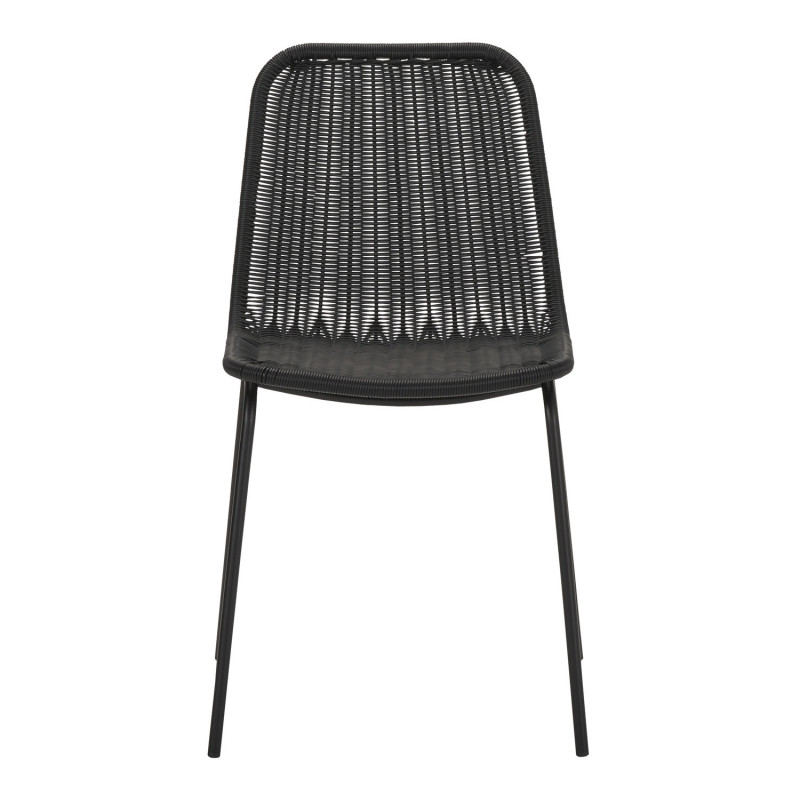 Wicker chair - Black