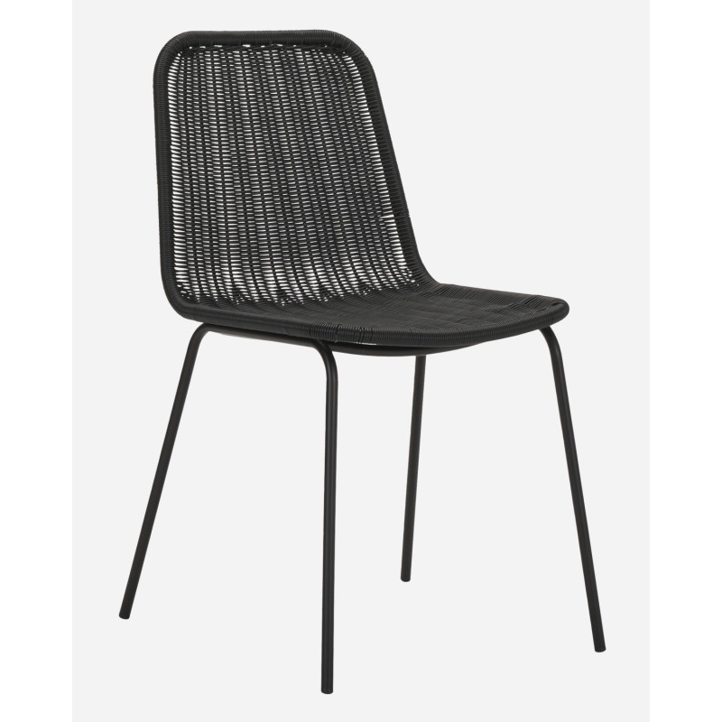 Wicker chair - Black