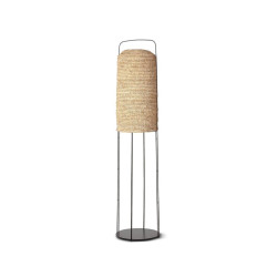 Seagrass floor lamp
