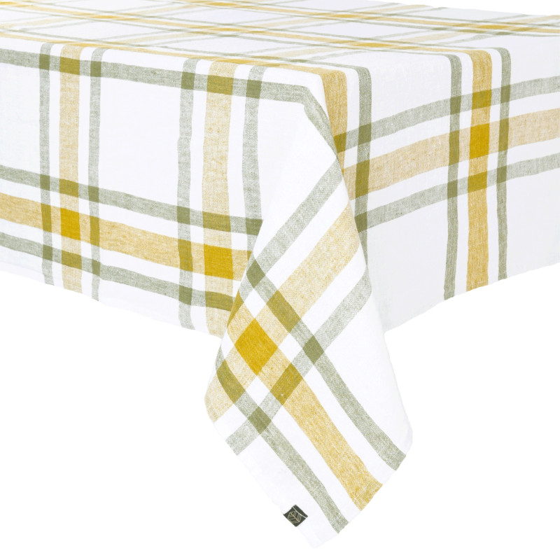 Capri linen tablecloth & napkins - Citrus