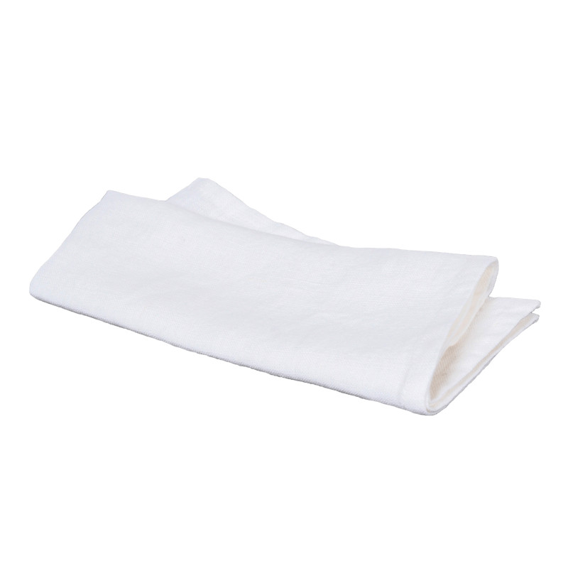 Granville linen tablecloth & napkins - White