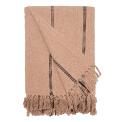 Coverlet - Beige with black...
