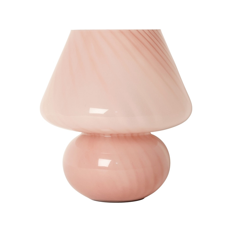 Mini glass lamp - Pink
