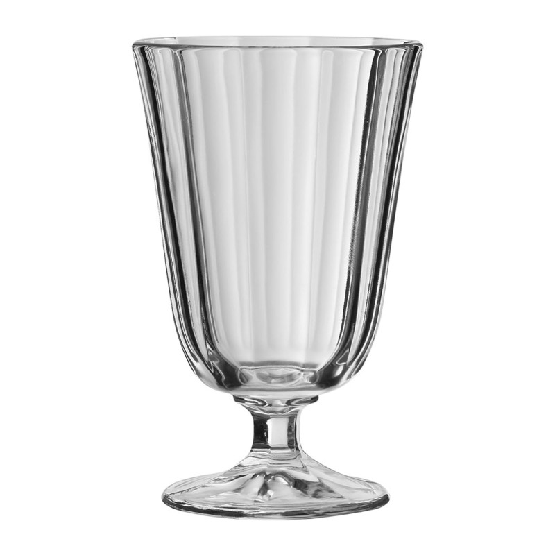 Ribbed water glasses, set of 6