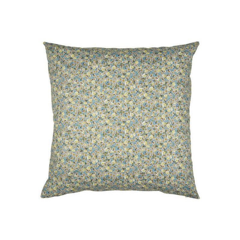Cotton cushion - Liberty turquoise