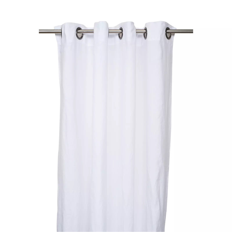 Viti curtain in white linen