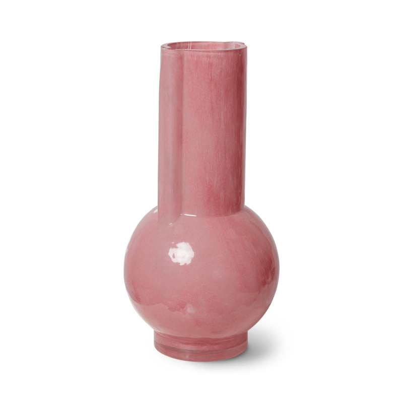 Glass vase - Rose