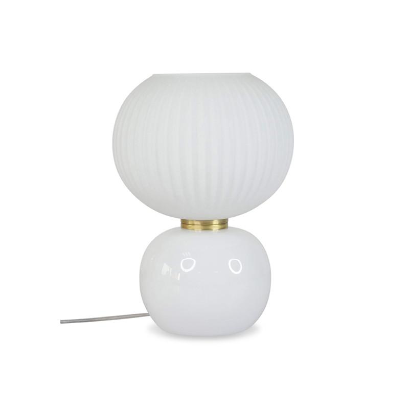 Glass ball lamp - White