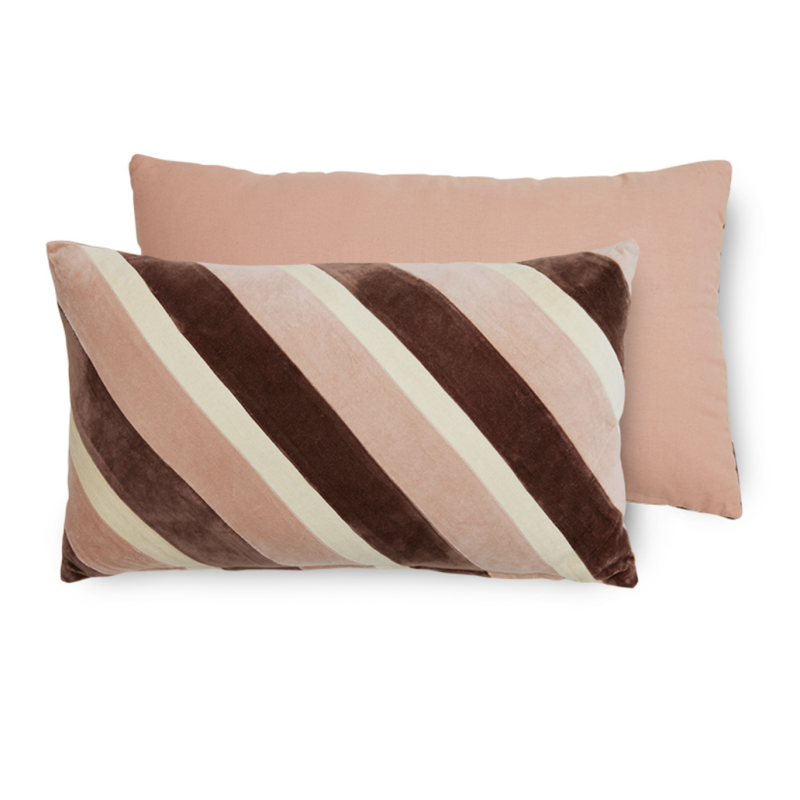 copy of Striped cushion - Peach
