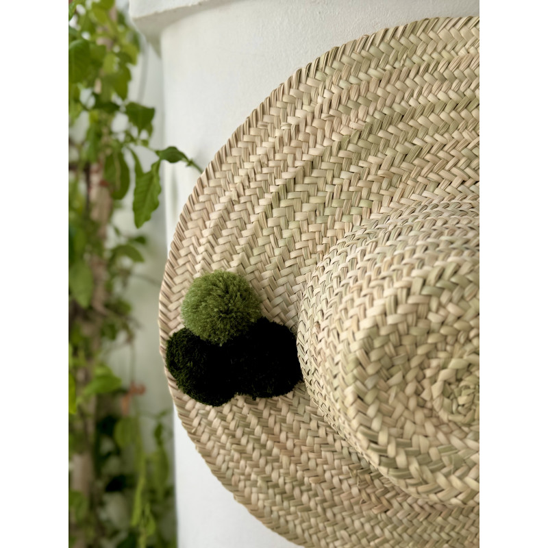 Pompom hat - Khaki