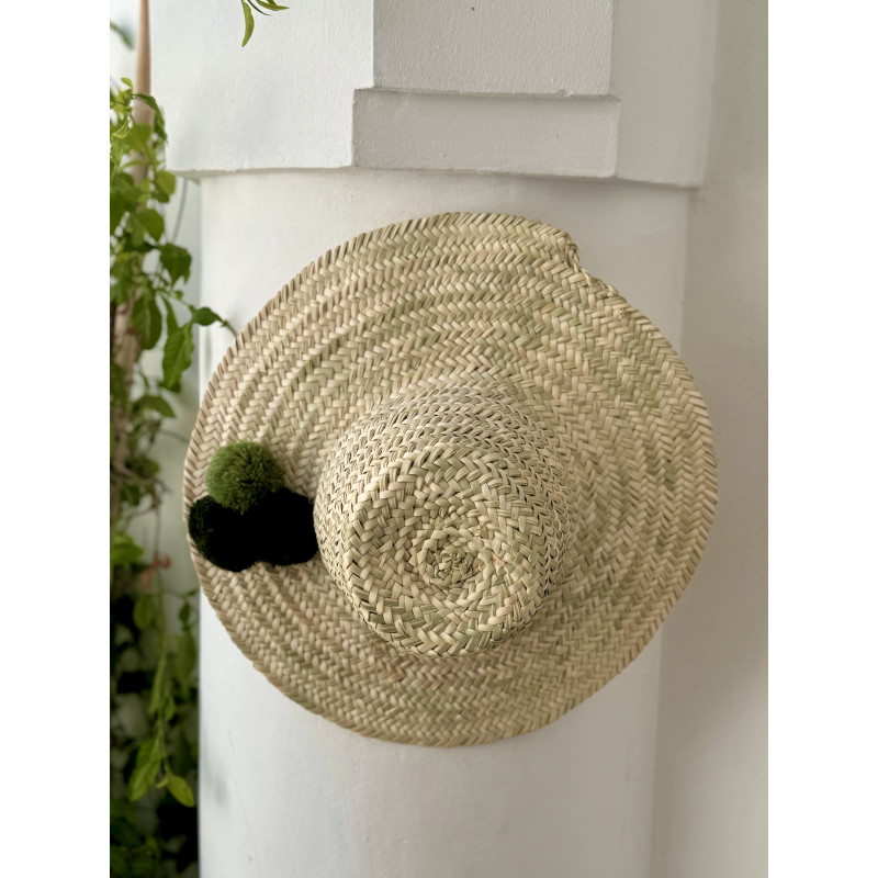 Pompom hat - Khaki