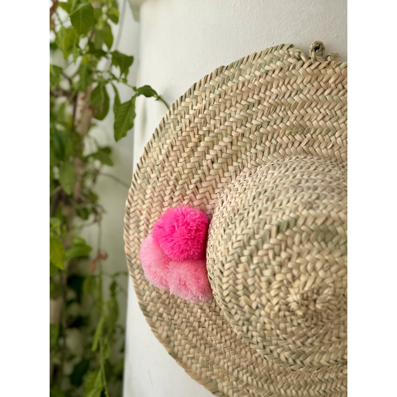 Pompom hat - Pink