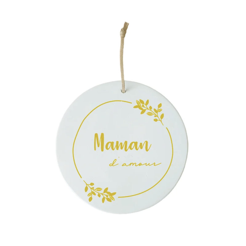 Decorative medallion to hang - Maman d'amour