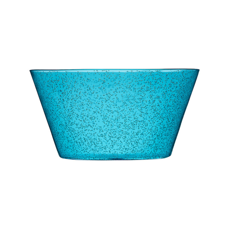 PM salad bowl in synthetic glass - Turquoise