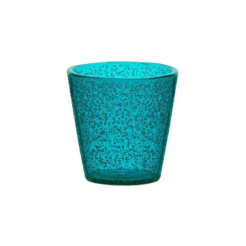Shot glass in synthetic glass - Turquoise, set of 6