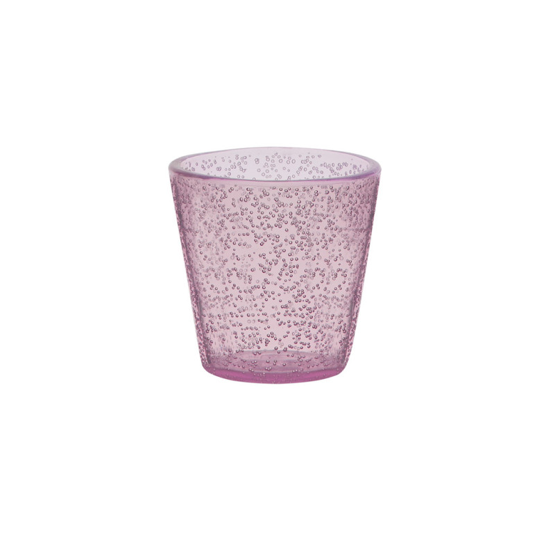 Shot glass in synthetic glass - Pink, set of 4