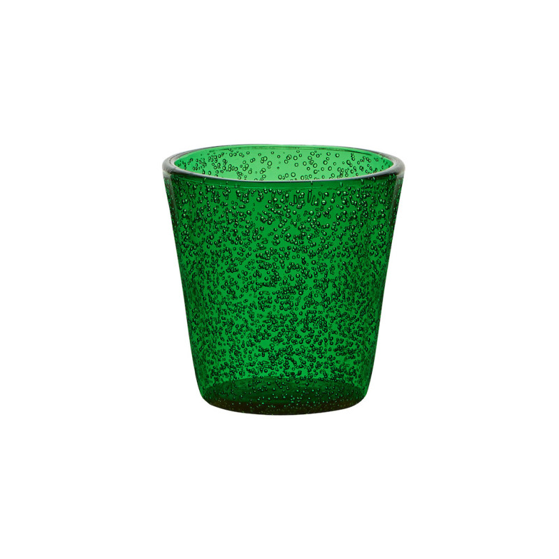 Shot glass in synthetic glass - Green, set of 4