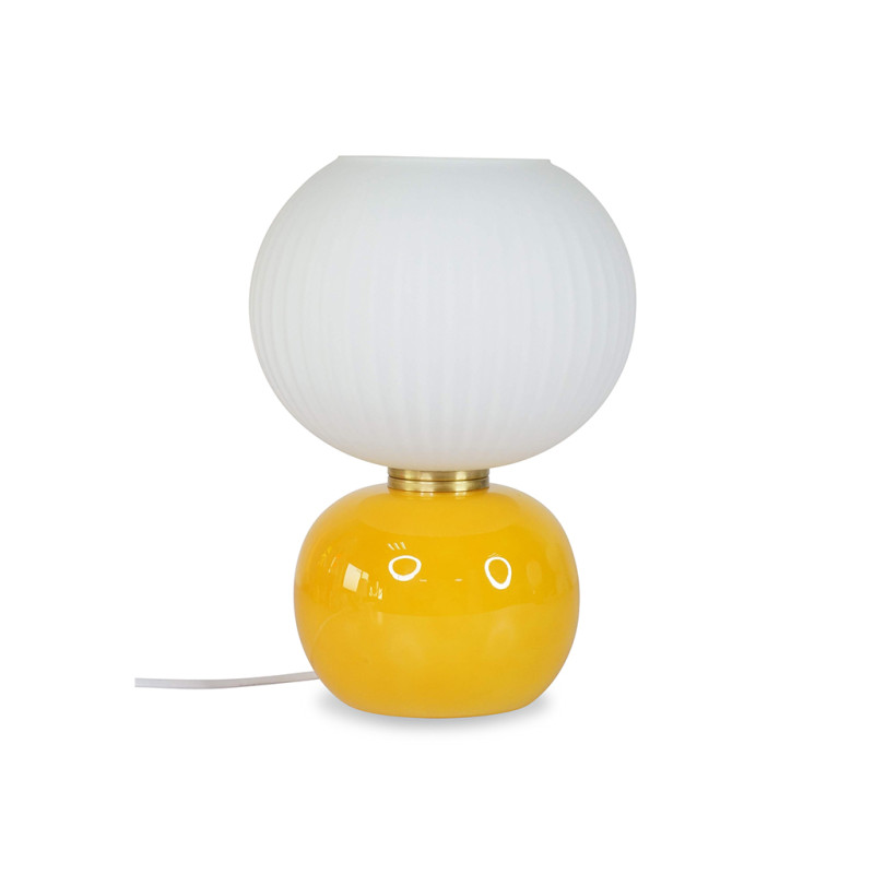 Glass ball lamp - Yellow