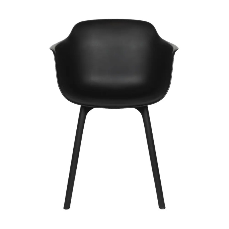 Duo de chaise en plastique - Noir